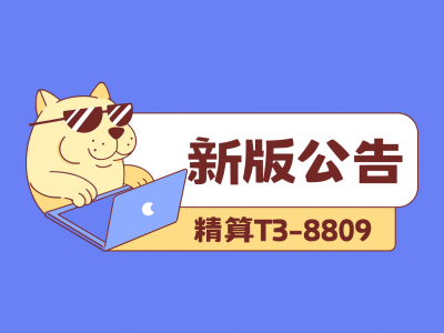 精算T3新版本8809发布